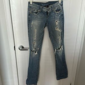 Low rise straight cut Guess jeans